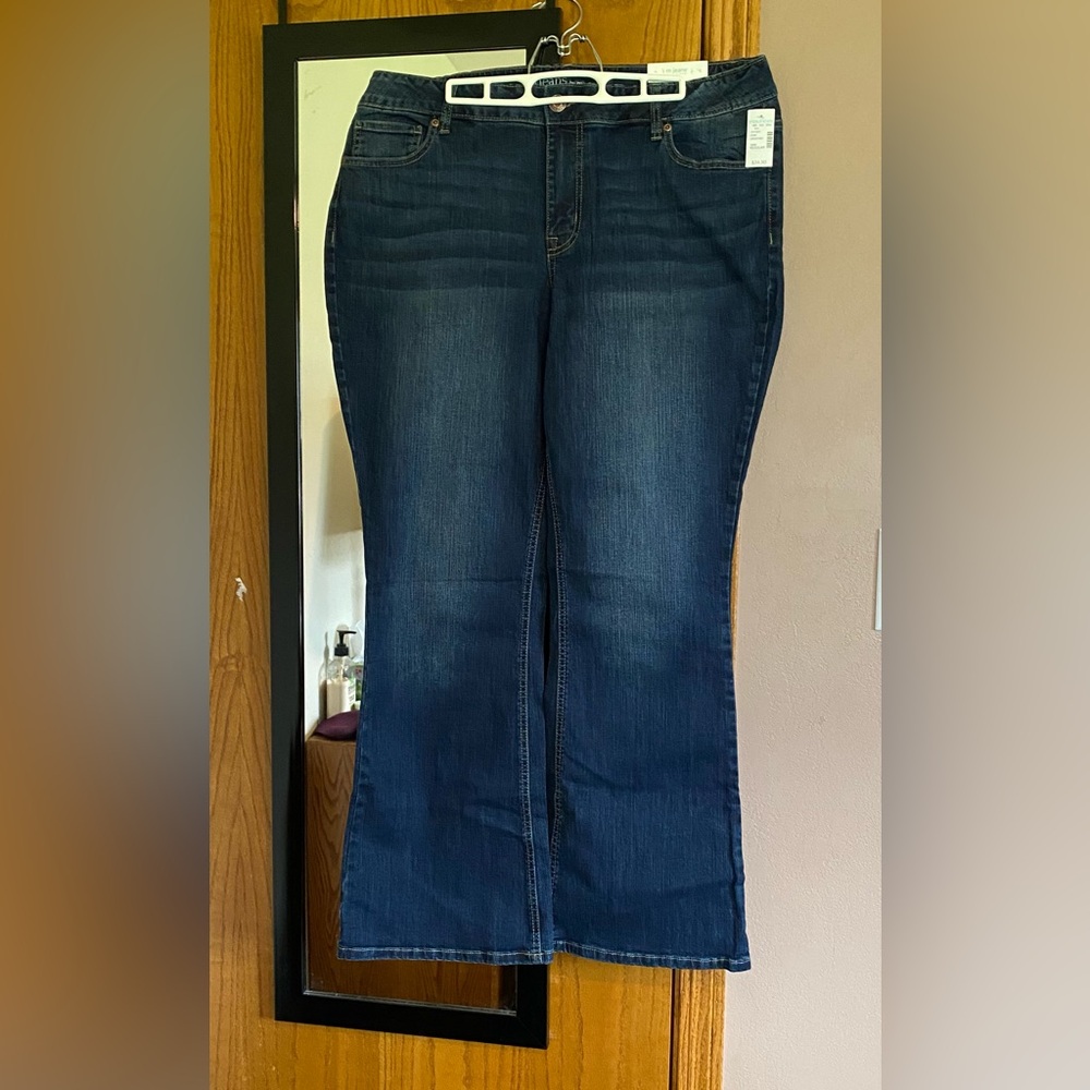 Maurices Indigo Wide Leg Jeans